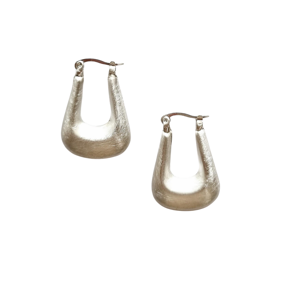 Silver Hoop Earrings