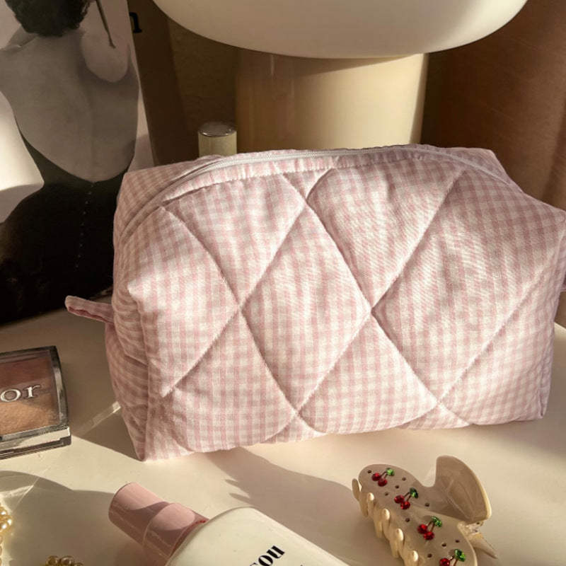 The Gingham Make-up Bag