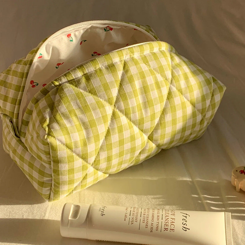 The Gingham Make-up Bag