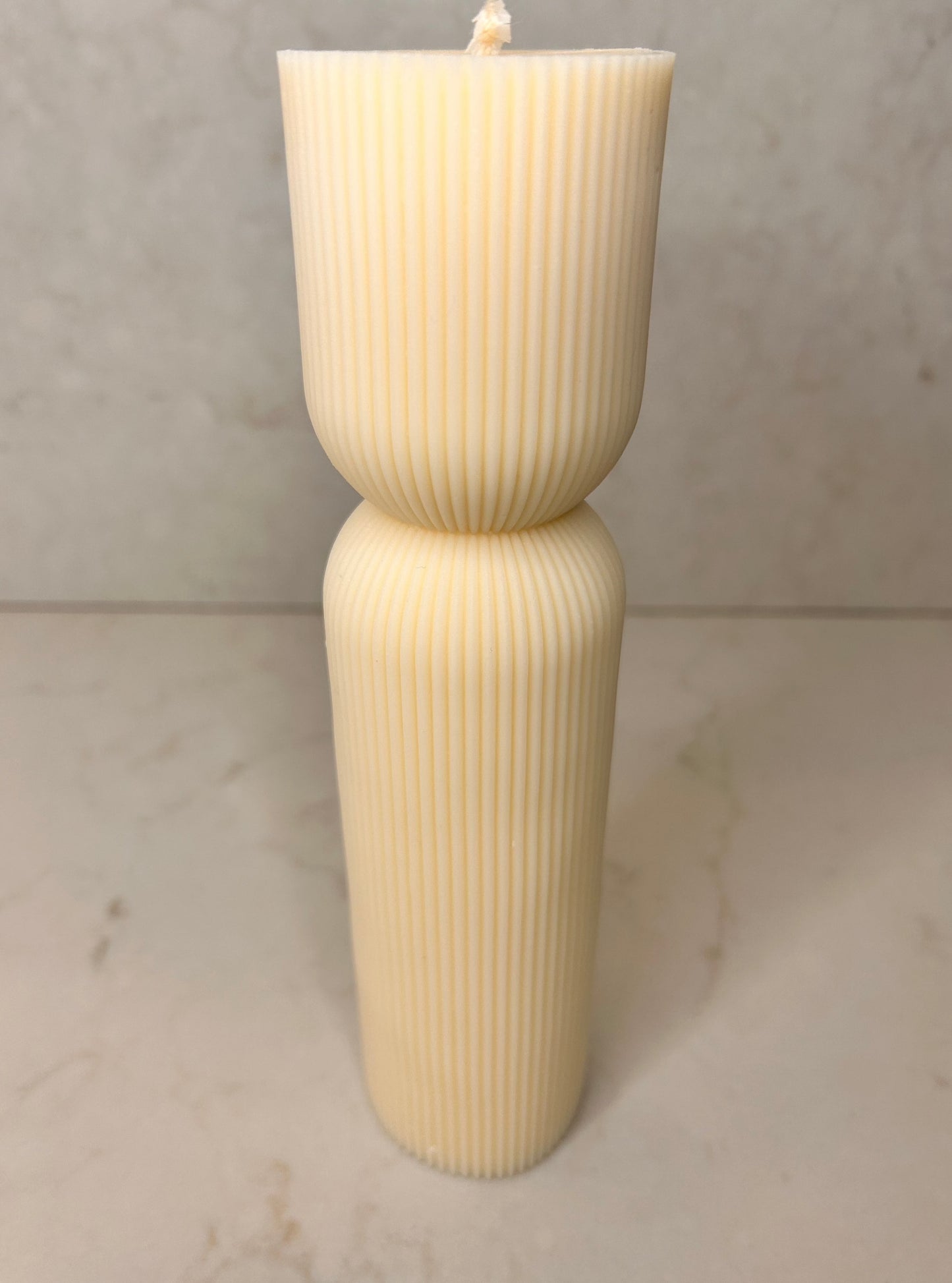 Hourglass Pillar Candle- Tall