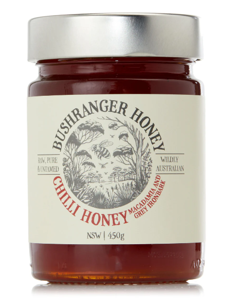 Bushranger Honey Chilli Honey with Macadamia Grey Ironbark