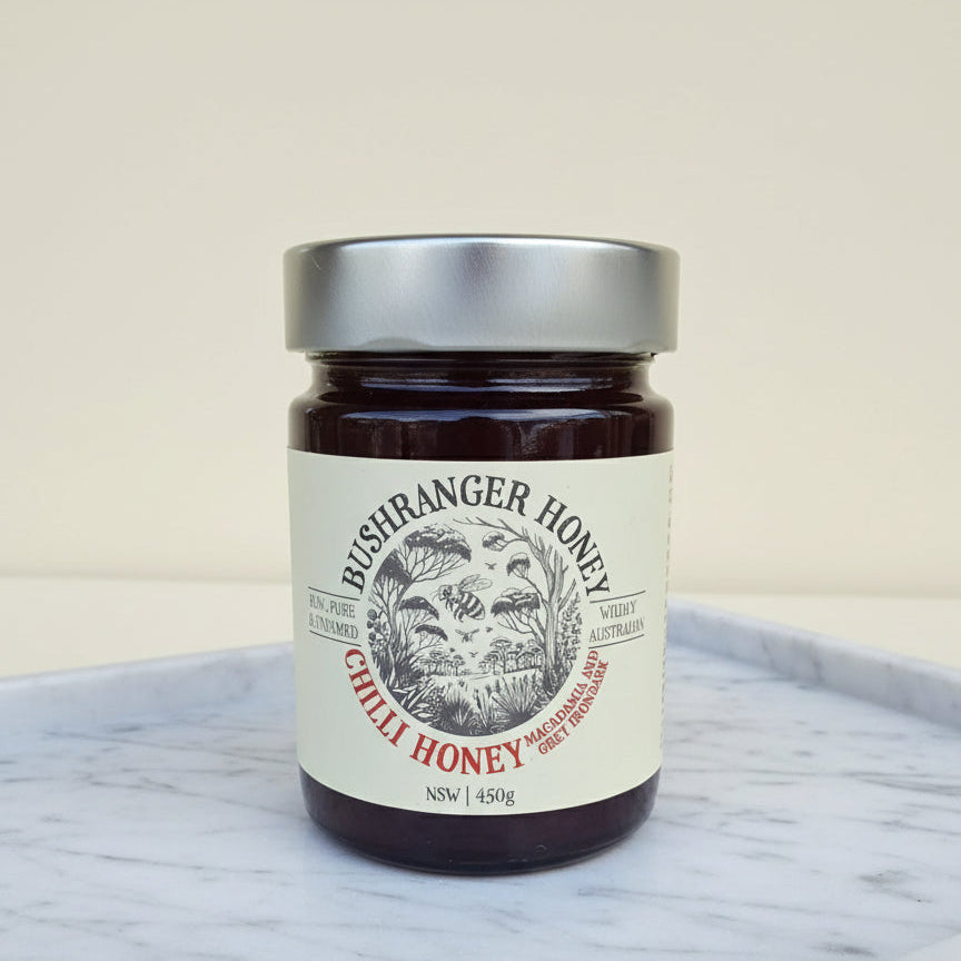 Bushranger Honey Chilli Honey with Macadamia Grey Ironbark