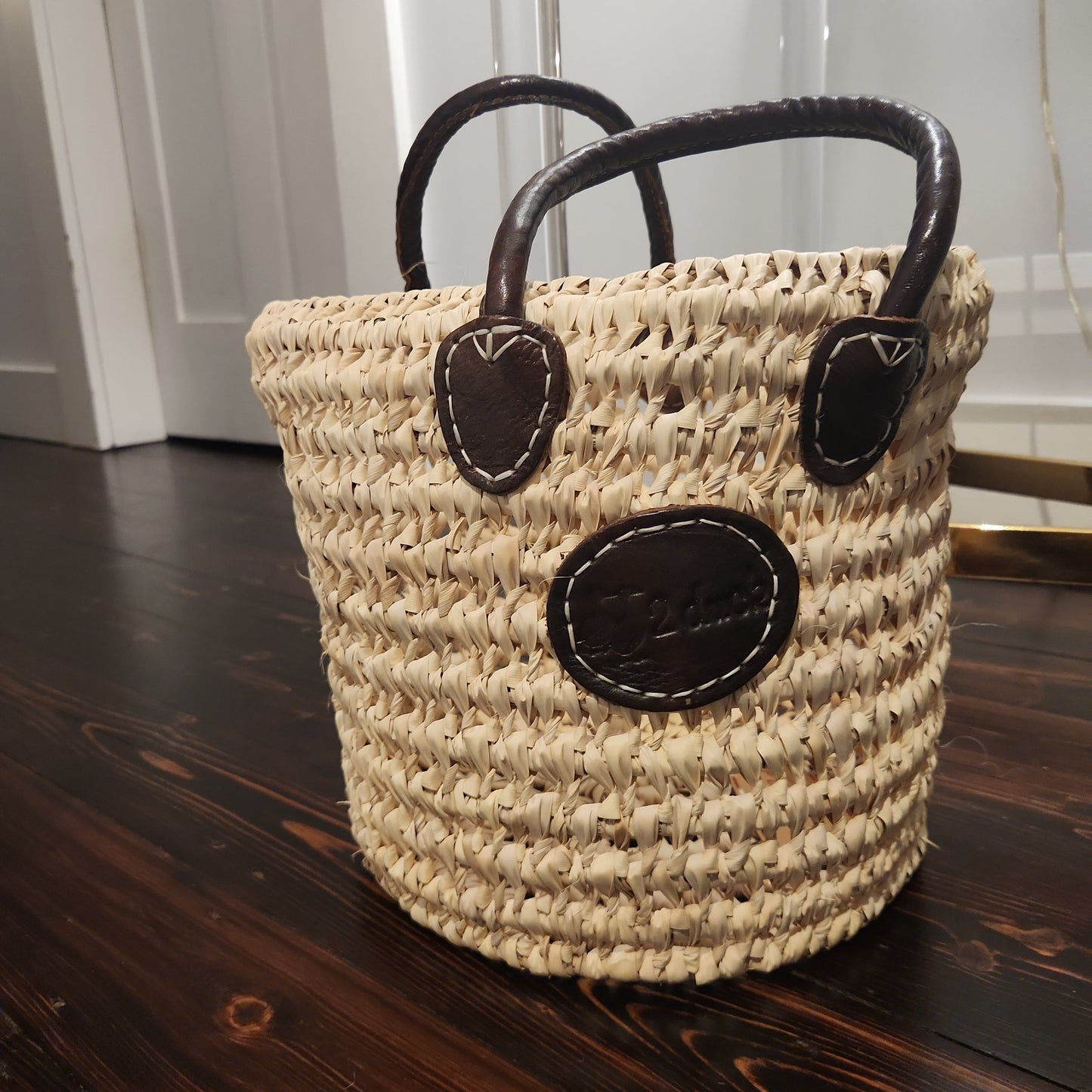 Round French Weaved Basket