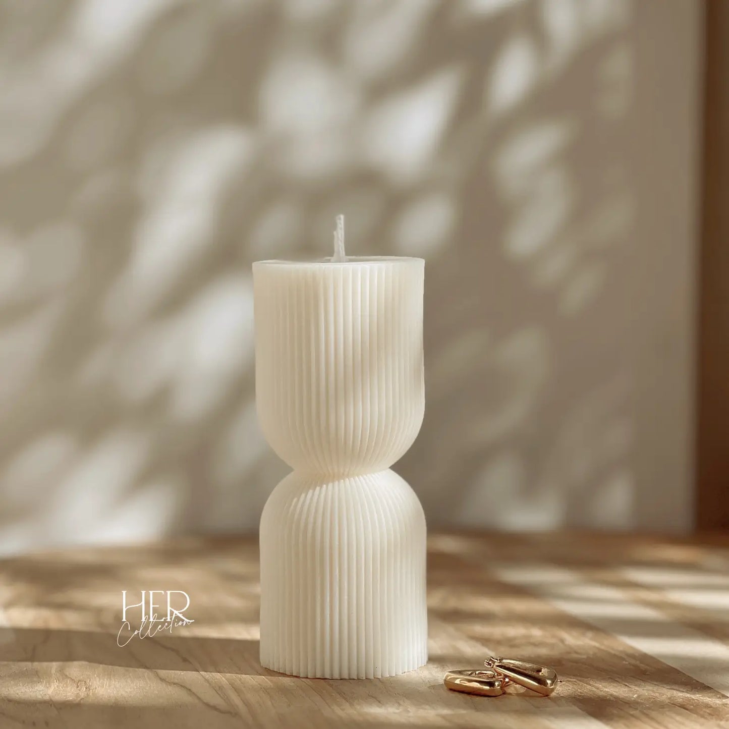 Hourglass Pillar Candle - Short