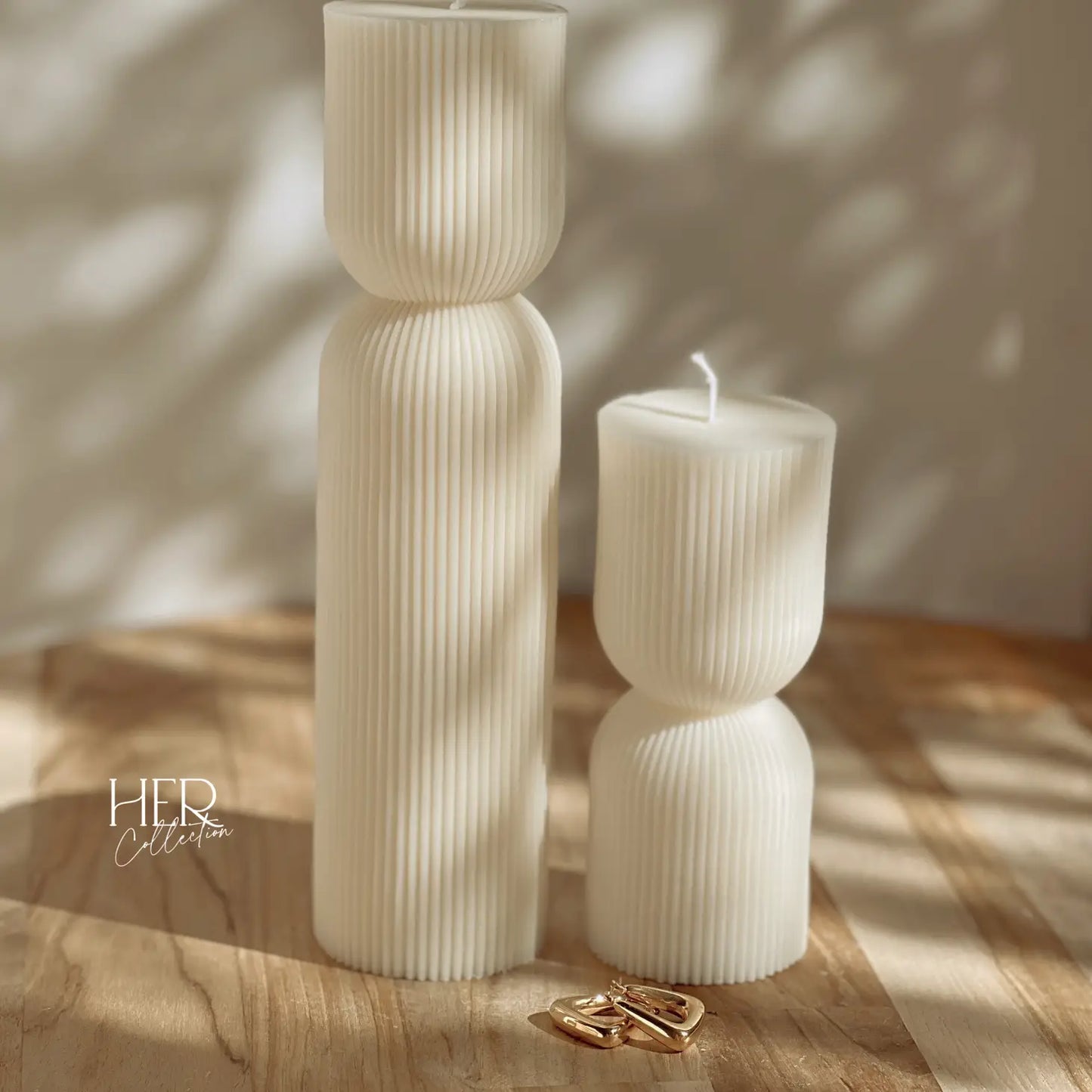 Hourglass Pillar Candle- Tall