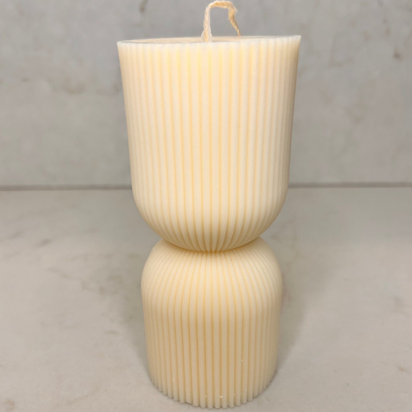 Hourglass Pillar Candle - Short